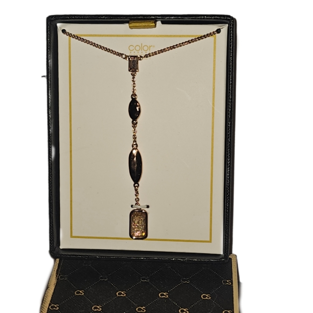Rose Gold Toned Tokyo Lights Necklace